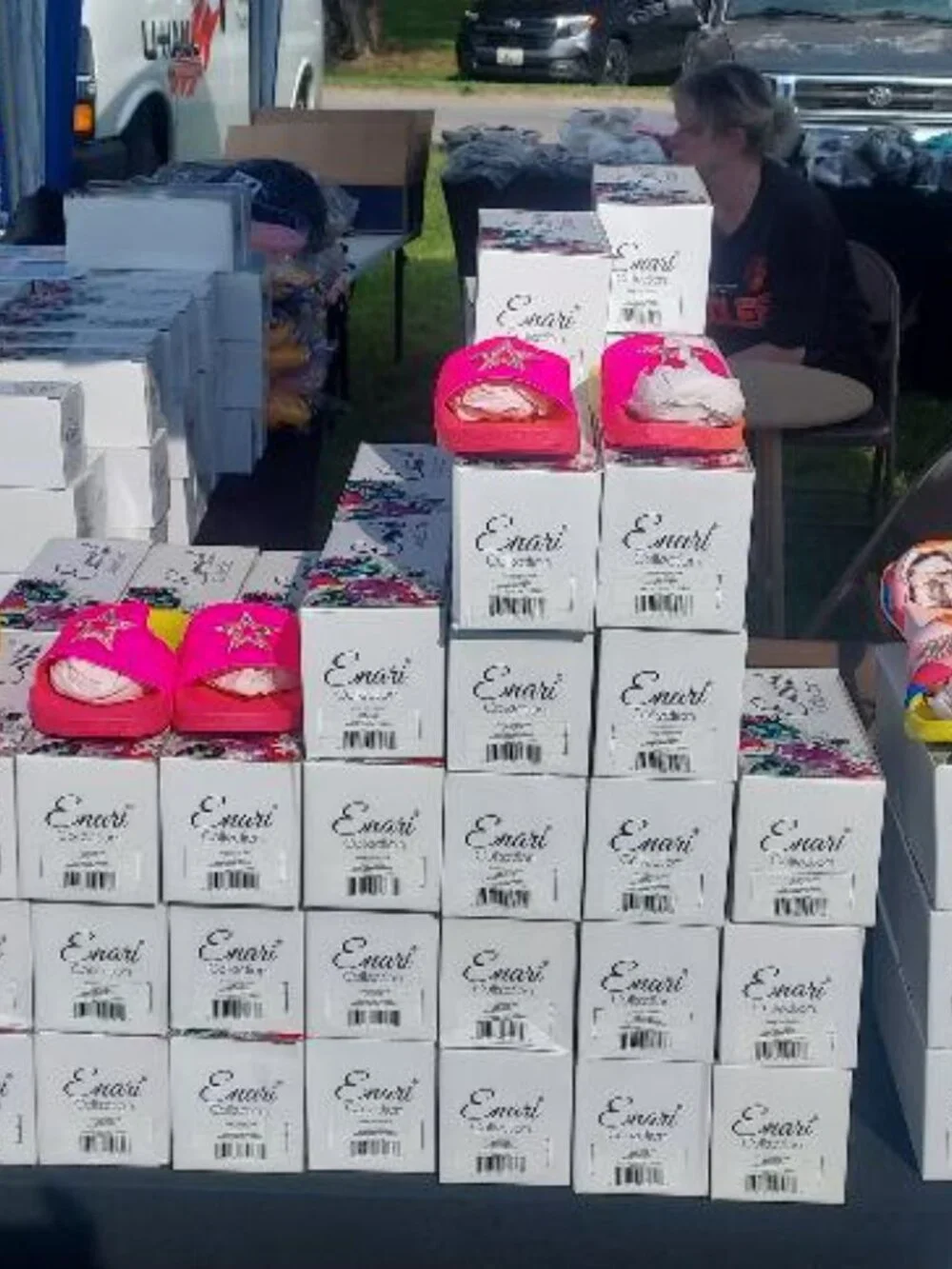 Pallet of brand new Kids and Toddlers Beach Shoes and other water shoes